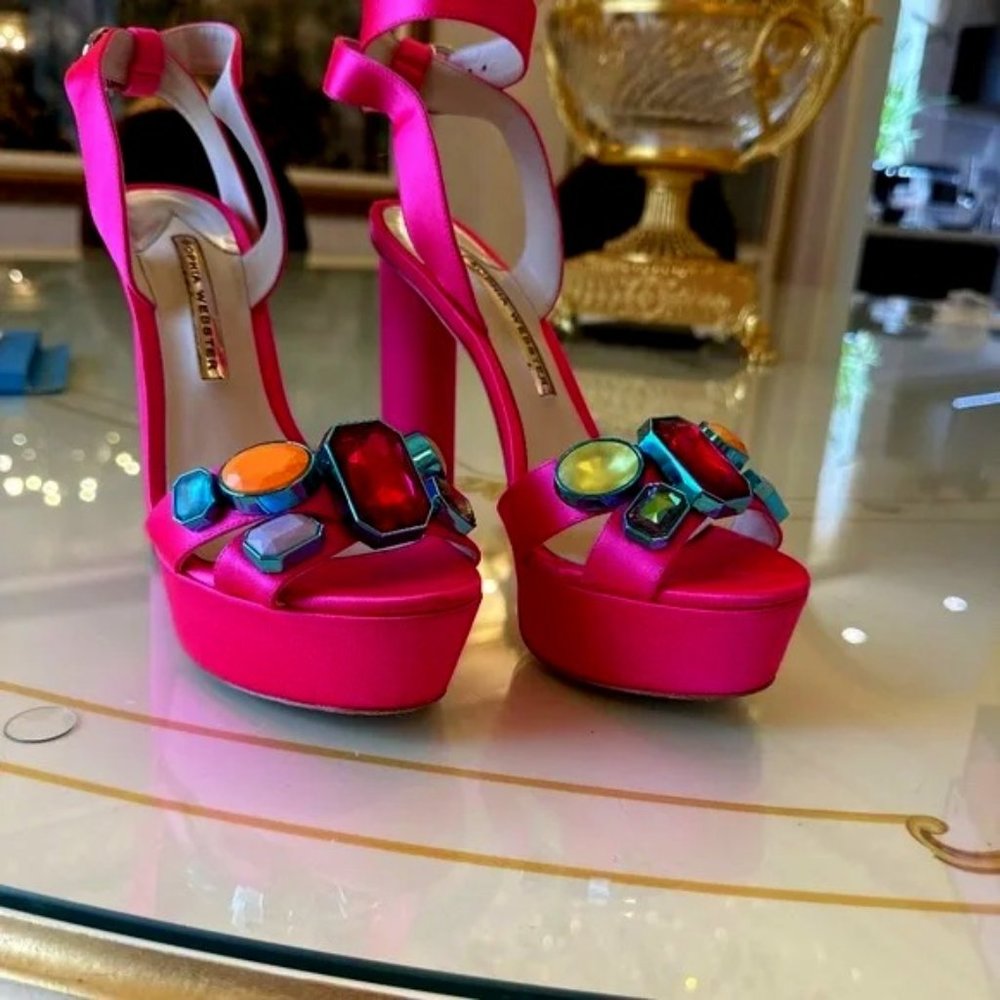 Hot pink Barbie Inspired Shoes